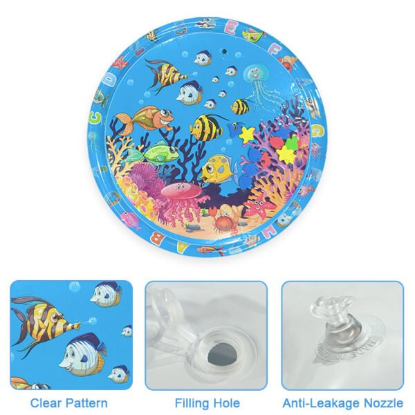 Premium Baby Tummy Time Water playing Mat – 40 Inche